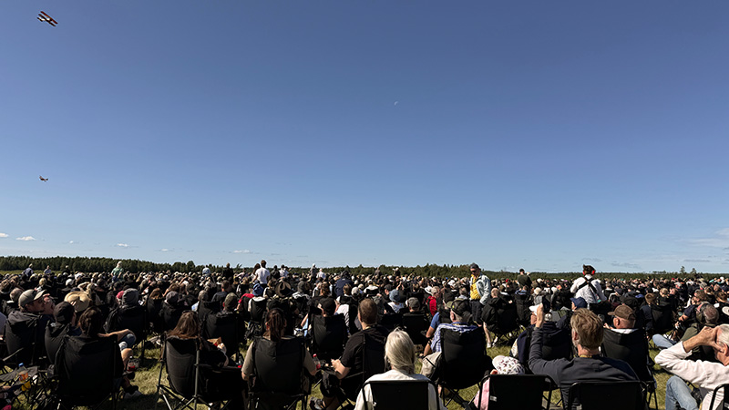Folkhav på Karlstad Flygfestival